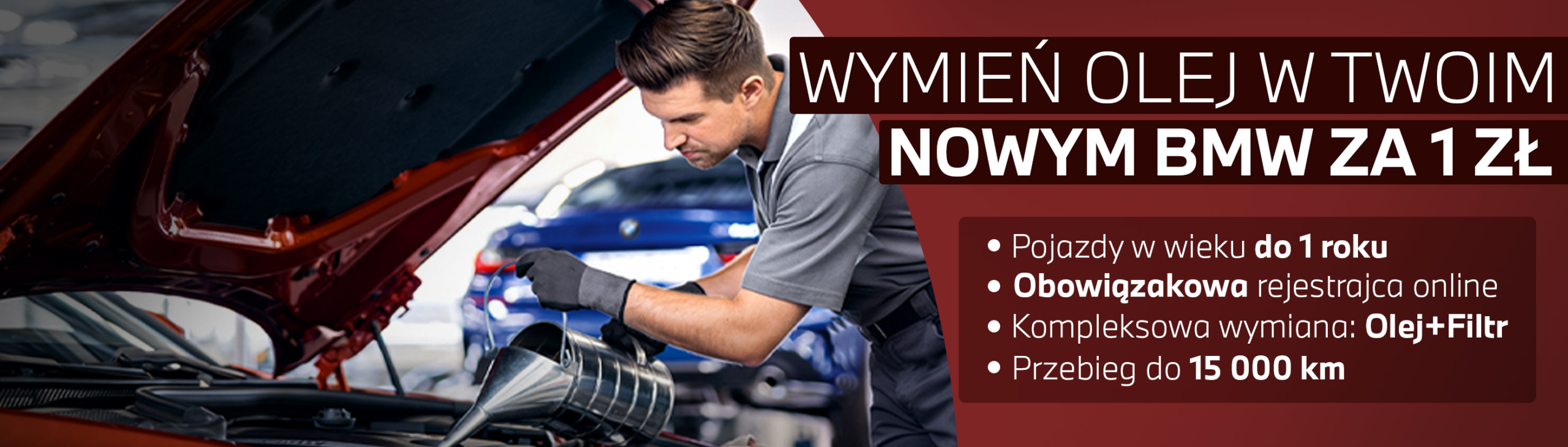 Wymiana oleju i filtra BMW za 1 zł – Auto Premium Rzeszów